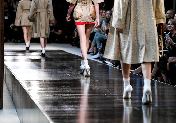 person human clothing apparel shoe footwear fashion runway