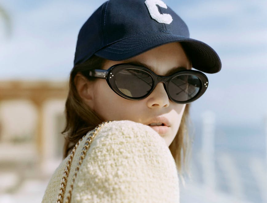 Kaia Gerber wearing Celine Spring/Summer 2021. Photo courtesy of x.com/celineofficial