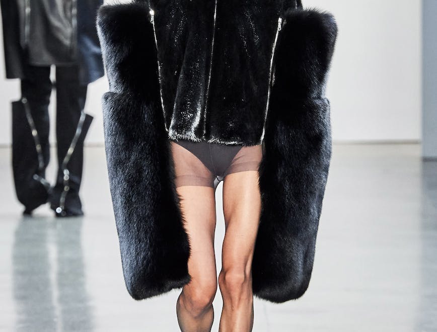 person human clothing apparel fur