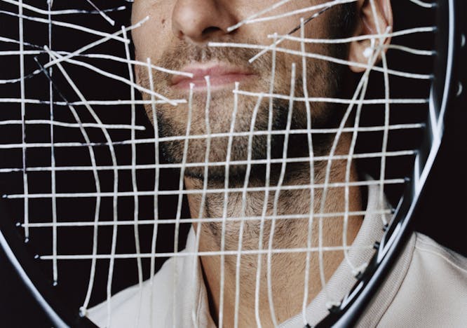 racket tennis racket person human