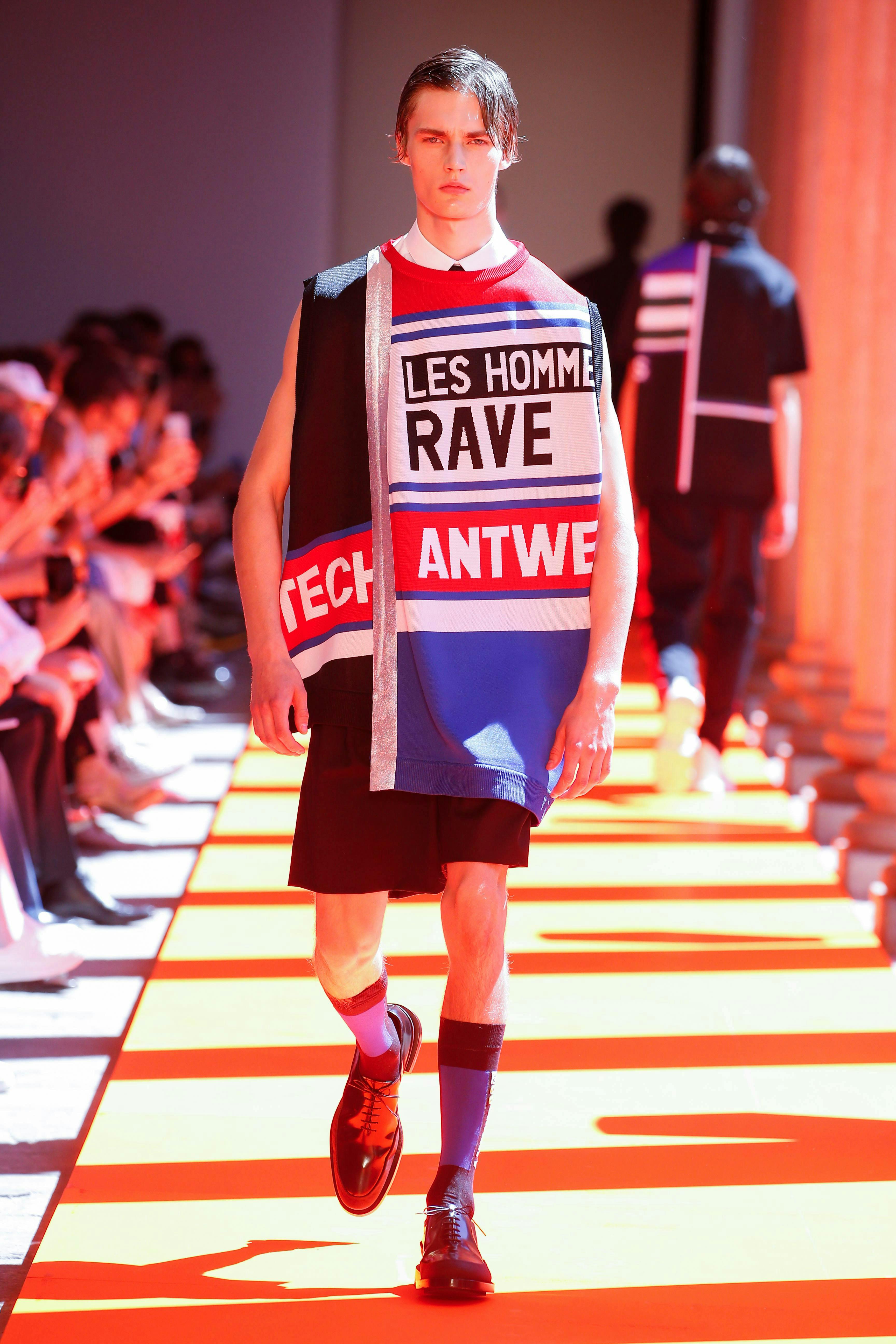 clothing apparel sleeve person human fashion runway