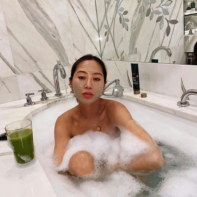 bathtub tub person human