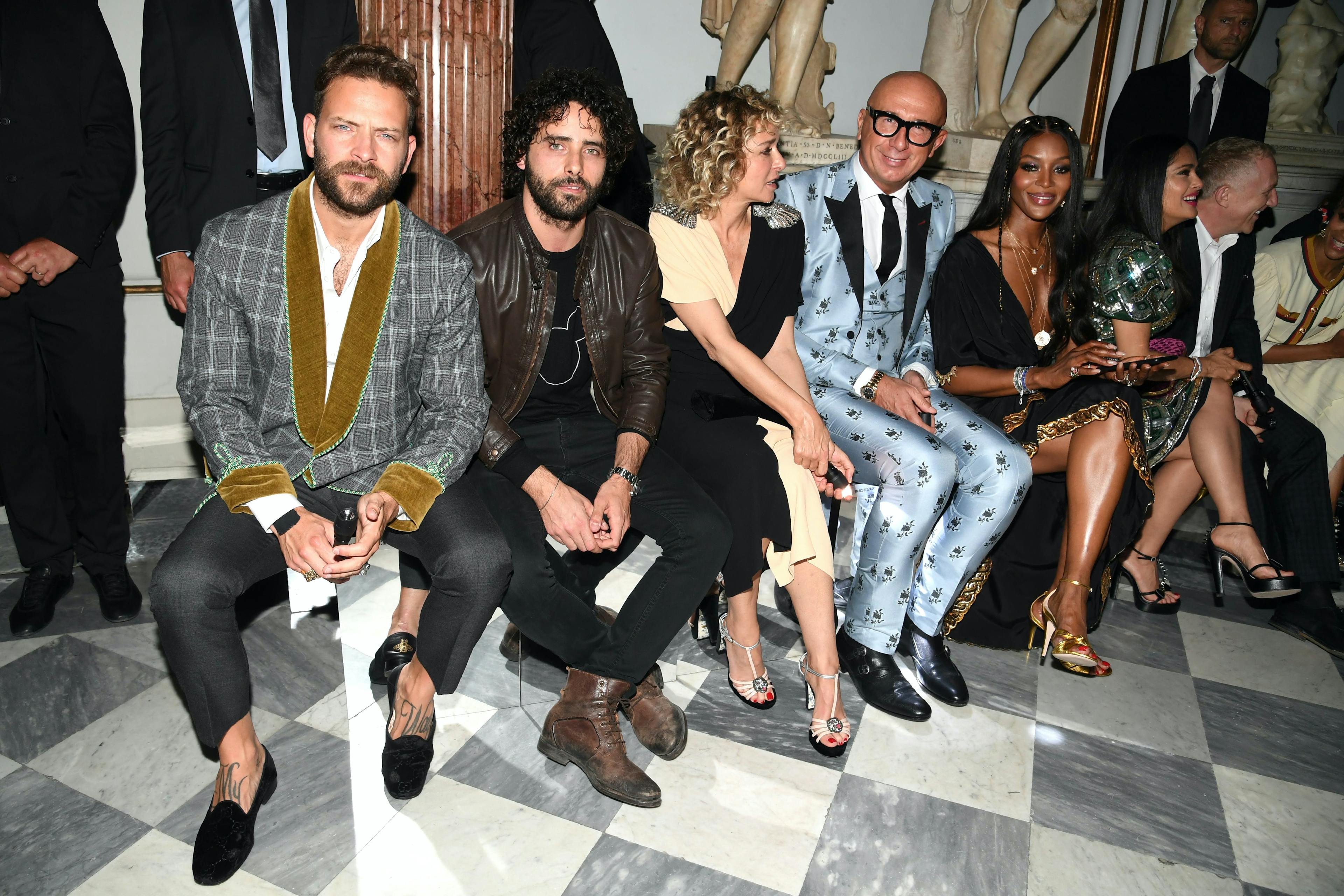 arts culture and entertainment fashion celebrities art front row influencer cruise collection gucci alessandro michele - fashion designer rome clothing apparel person human shoe footwear jacket coat