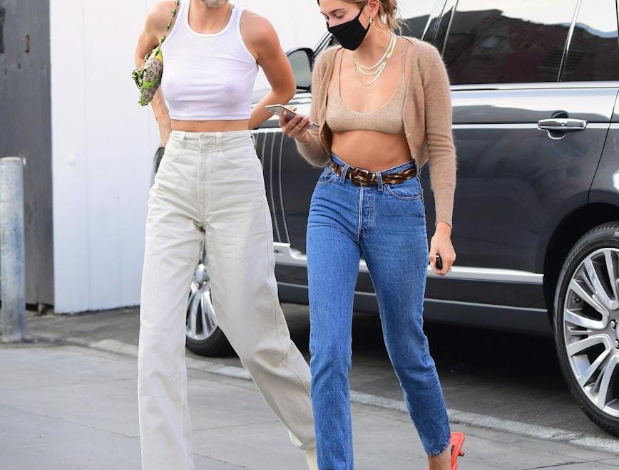Kendall Jenner and Hailey Bieber.