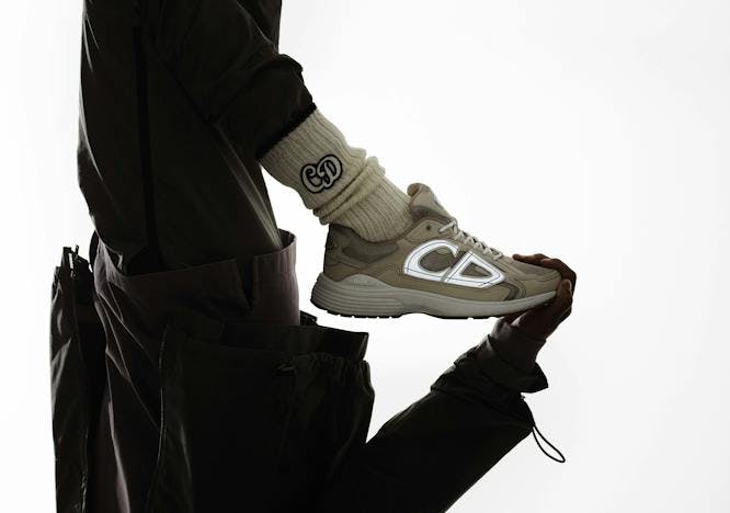 clothing apparel shoe footwear person human running shoe sneaker