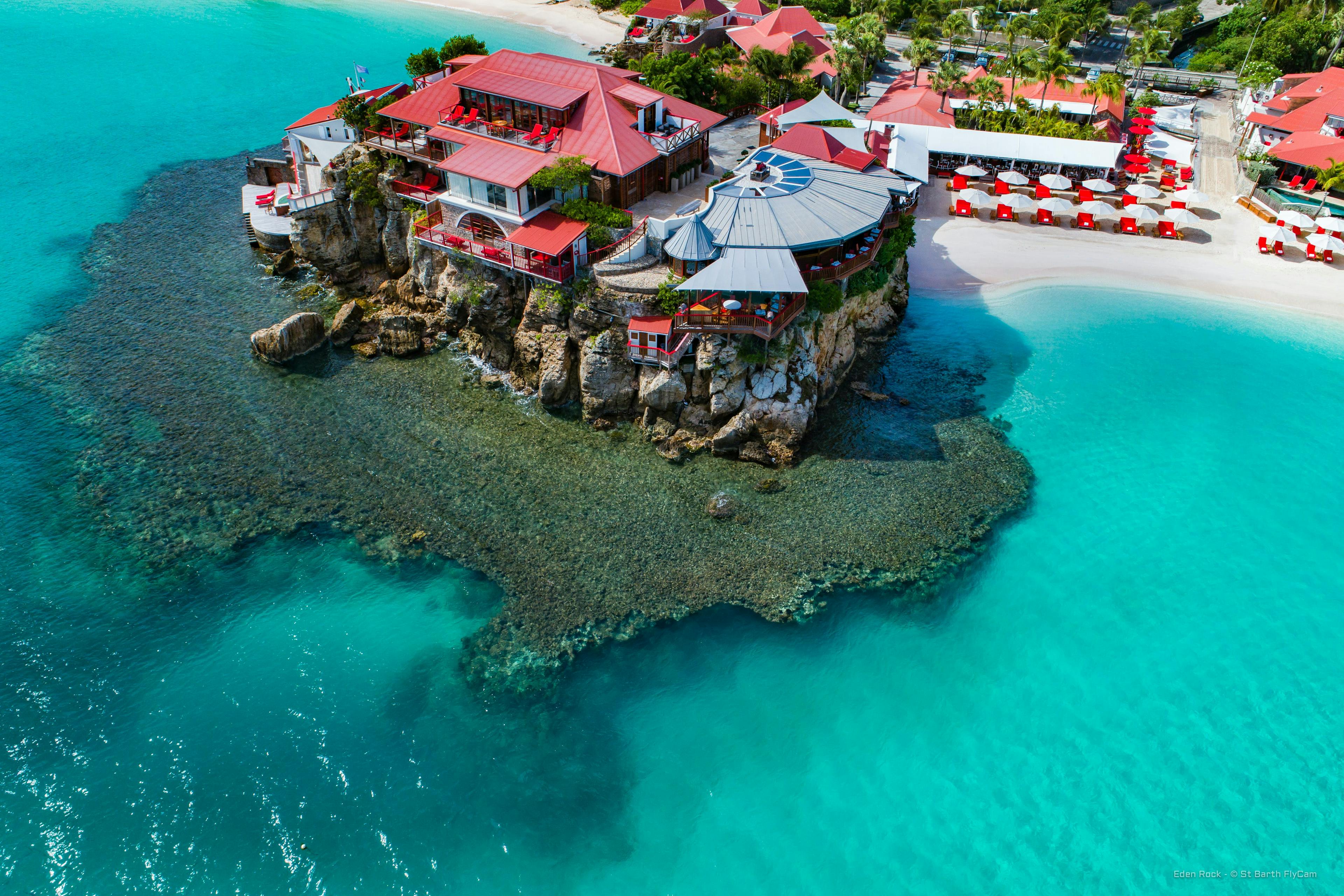 eden rock hotel st jean land nature outdoors sea water shoreline landscape scenery coast aerial view