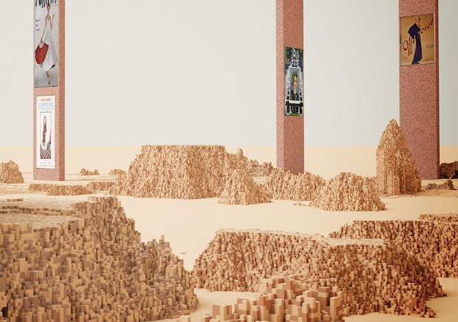 L'OFFICIEL Land inspired by the deserts of Dune and Total Recall.