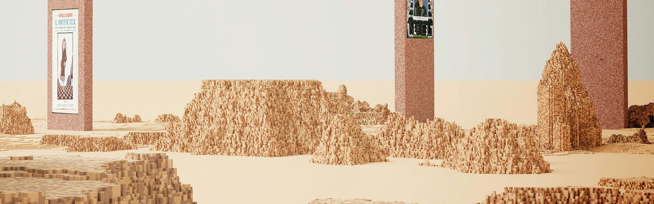 L'OFFICIEL Land inspired by the deserts of Dune and Total Recall.