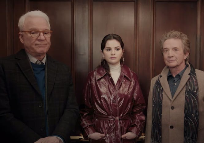 Steve Martin, Selena Gomez, and Martin Short for 'Only Murders in the Building'