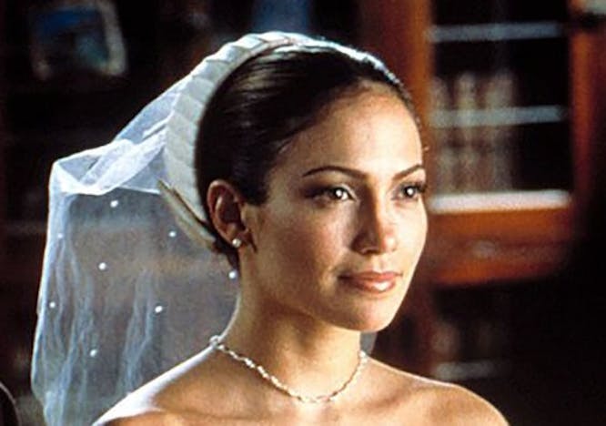 Jennifer Lopez the wedding planner wedding dress