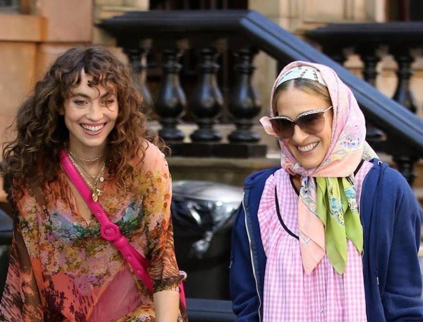 Katerina Tannenbaum and Sarah Jessica Parker in "And Just Like That"