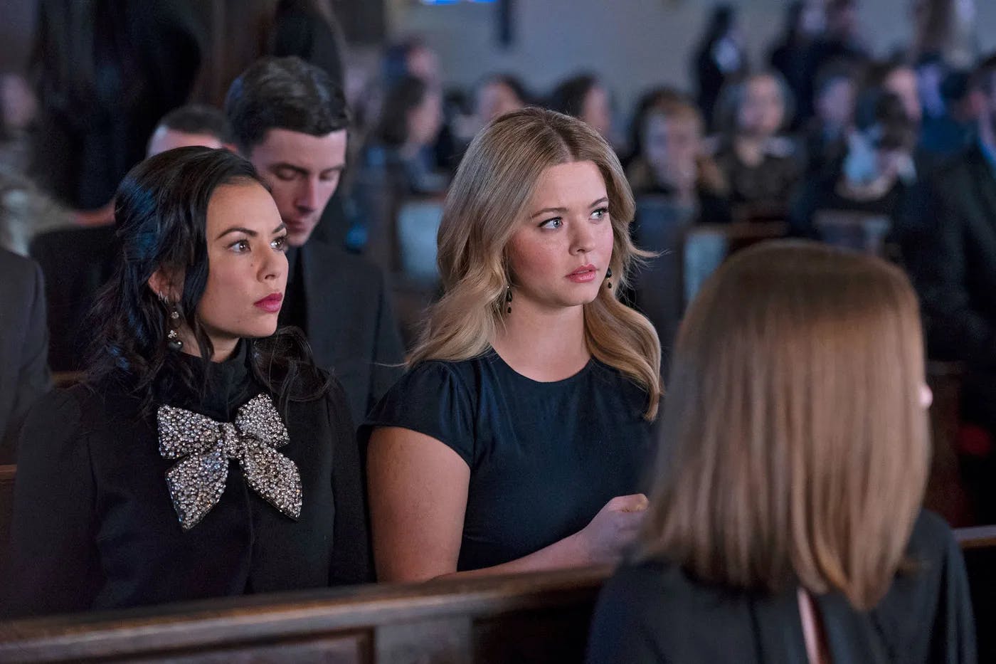 Janel Parrish and Sasha Pieterse for 'The Perfectionists'