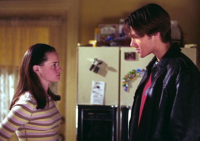 Rory and Dean in Gilmore Girls.