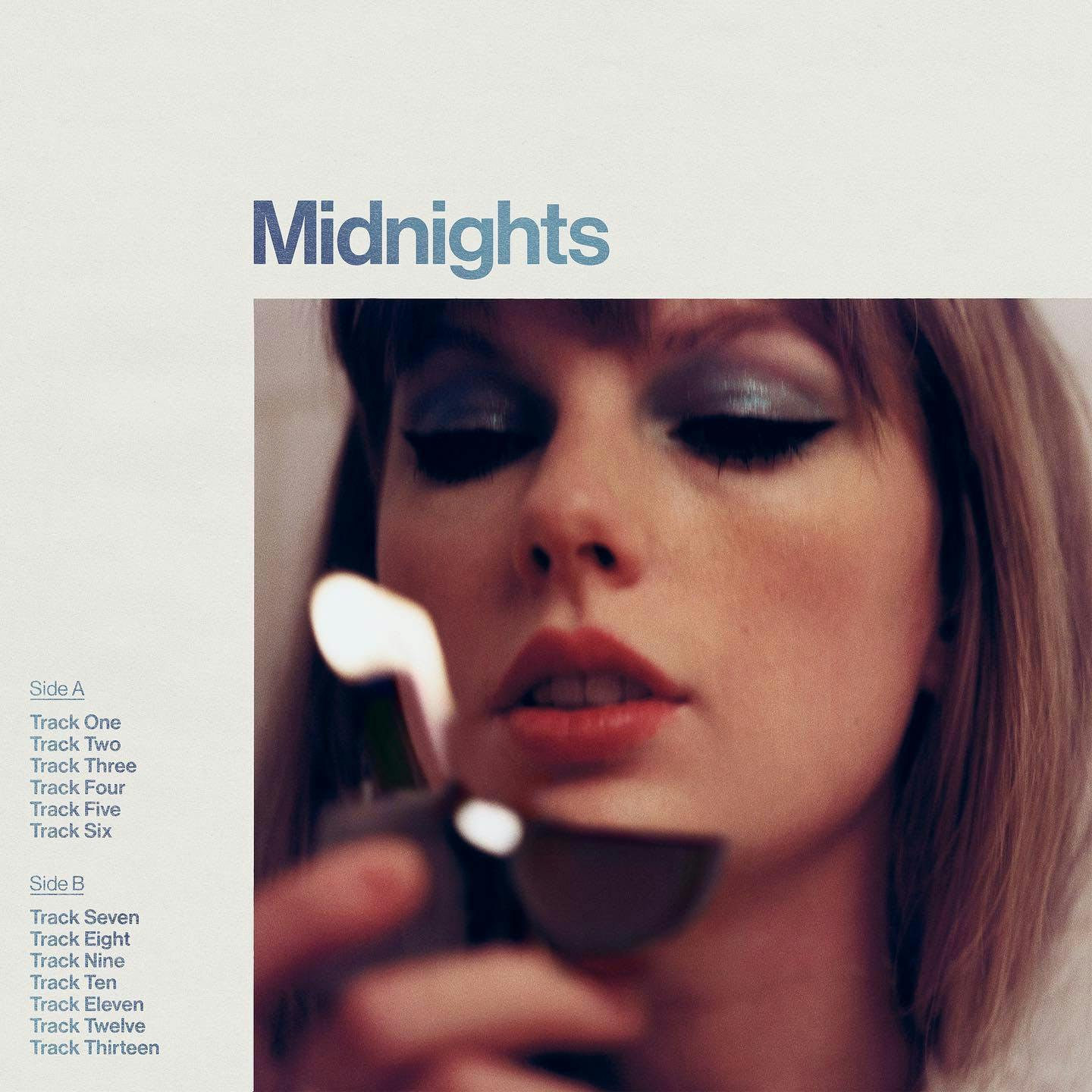 Taylor Swift's Midnights album cover.