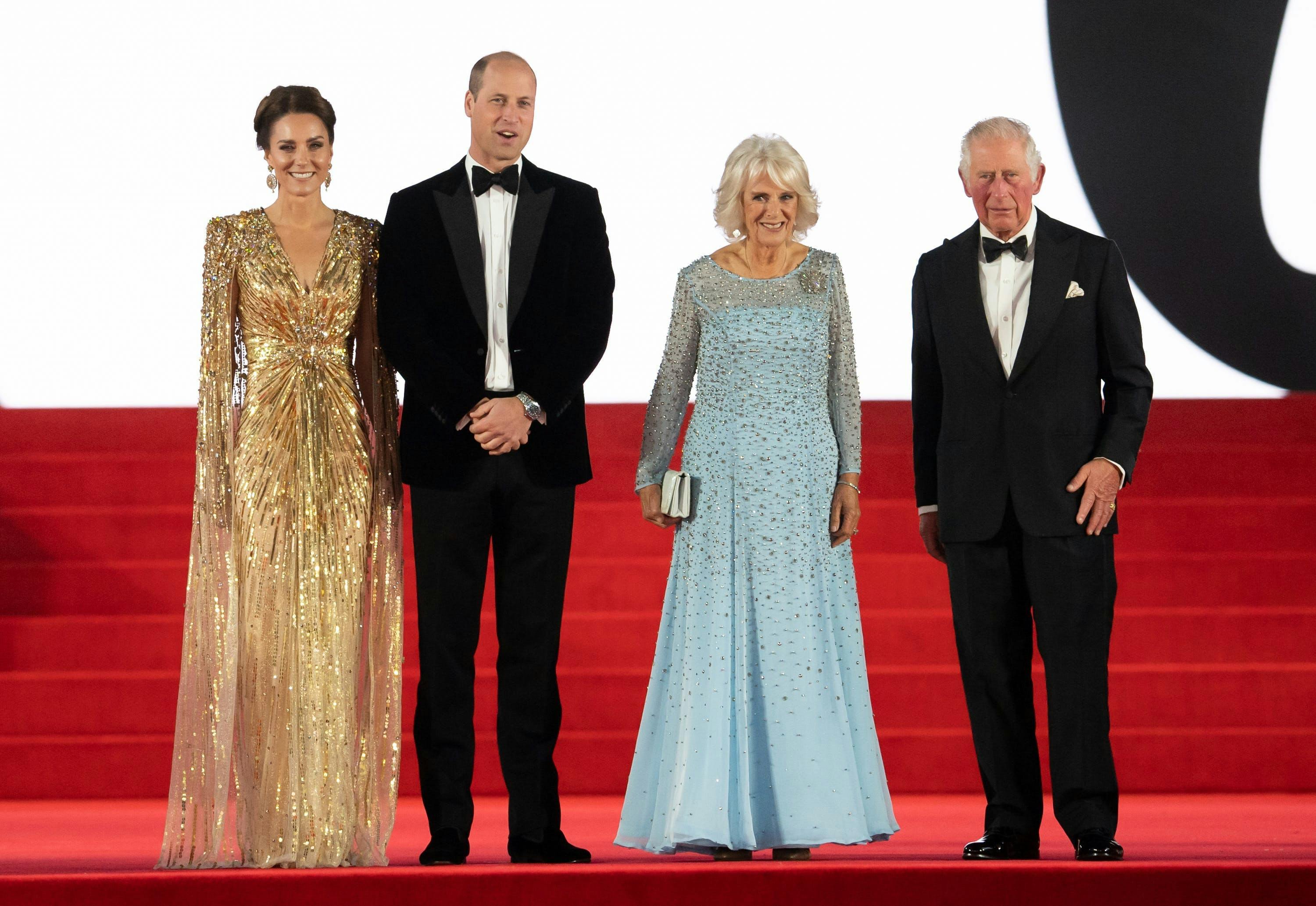 Kate and William and Camilla and Charles