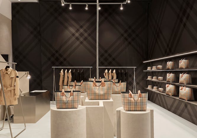 Burberry Pop-Up space.