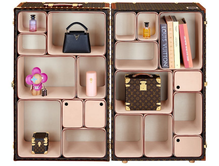 accessories bag handbag purse furniture shelf bottle cosmetics perfume cabinet