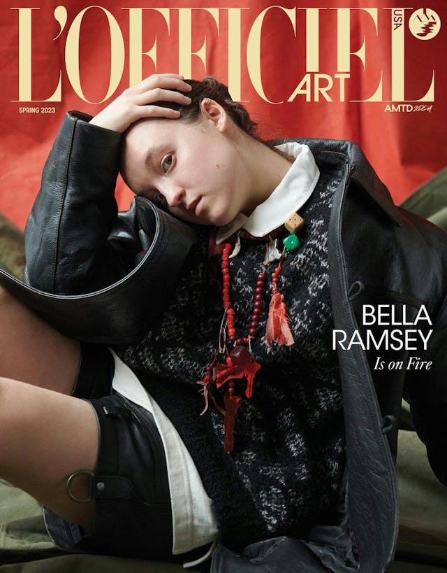 L’OFFICIEL Art USA Spring 2023 Issue - Bella Ramsey Cover