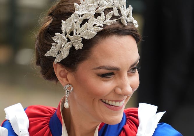 Kate Middleton at King Charles coronation.