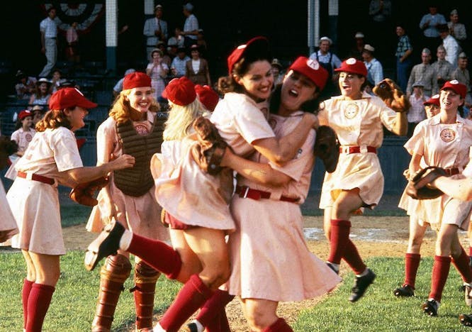 Stylish fourth of July movie with baseball players.