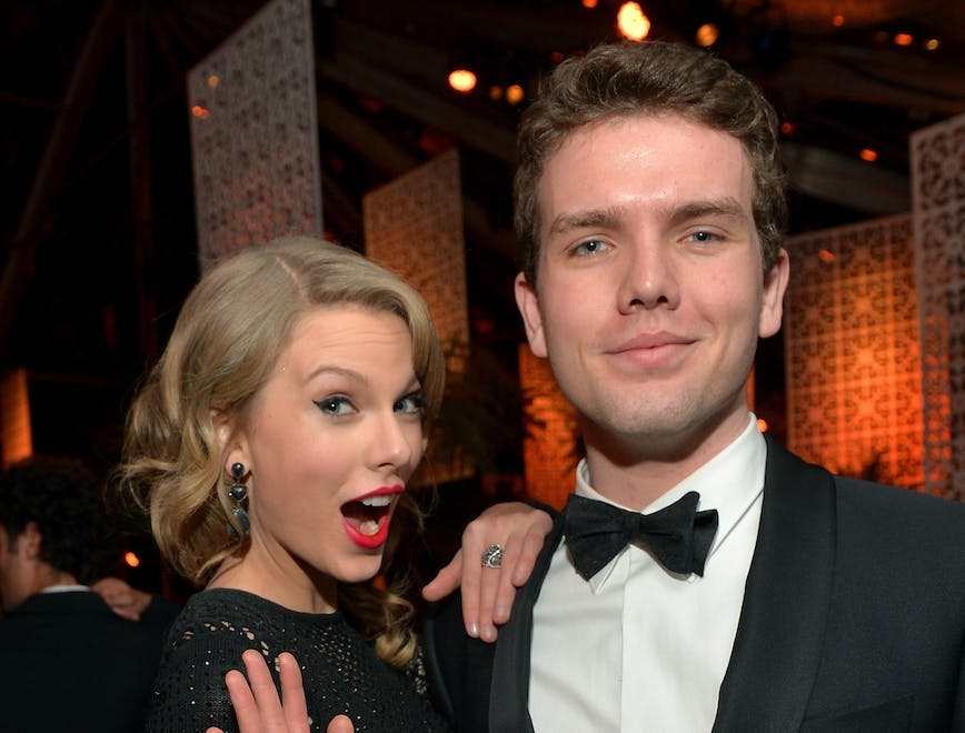 Taylor Swift's Brother Austin Swift joins his sister at 2014 Golden Globes After Party.