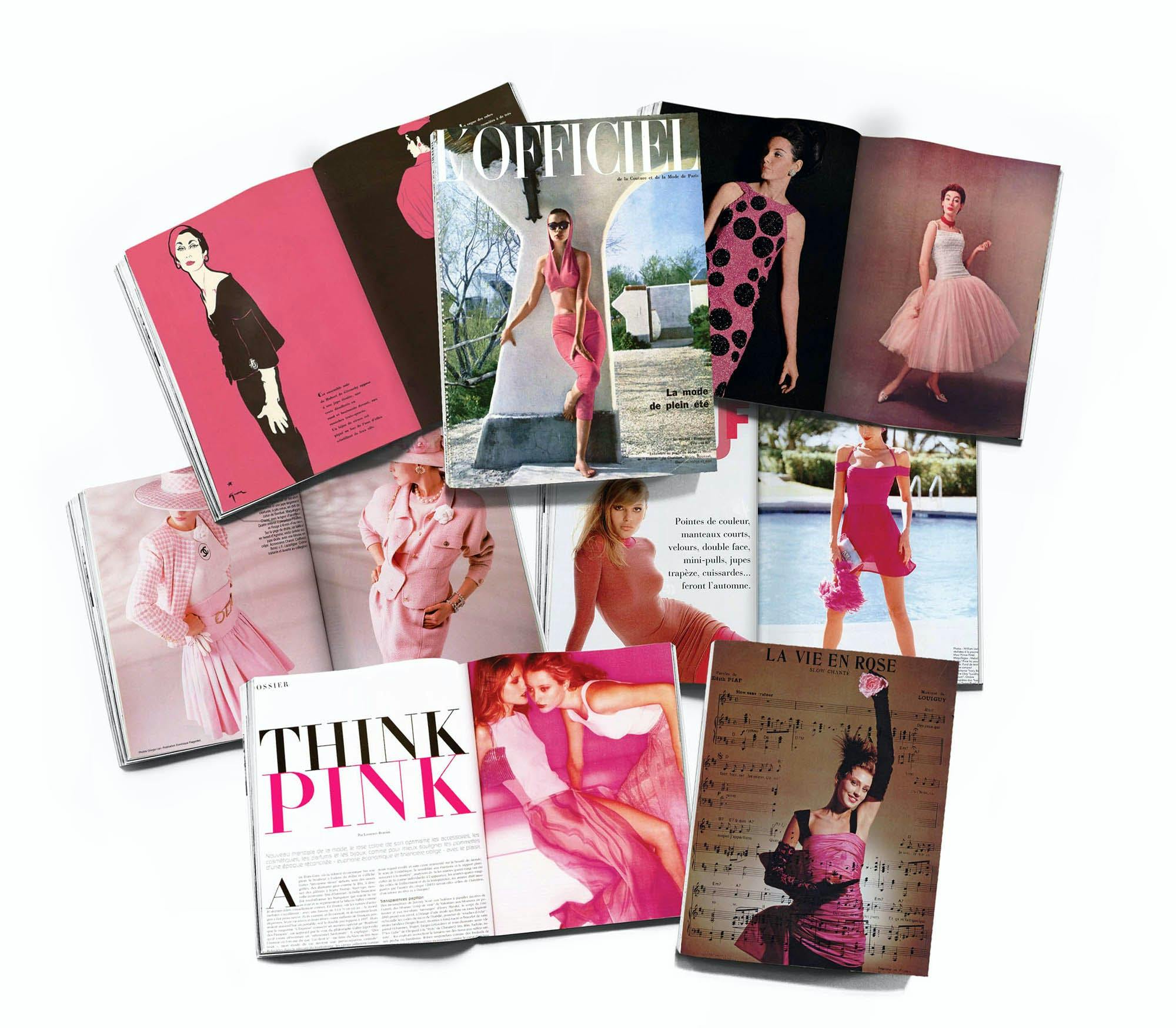 Barbiecore magazine collage