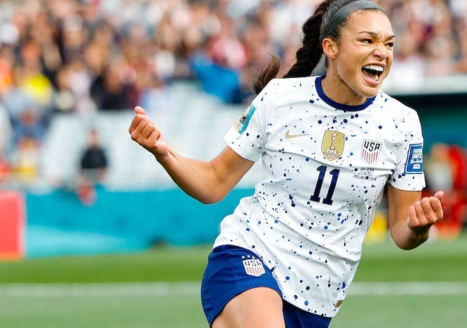 Sophia Smith, #11 on the U.S. Women's National Soccer Team.
