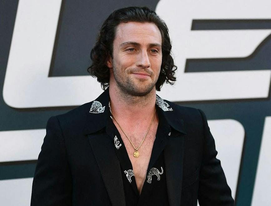 aaron taylor johnson in black button down