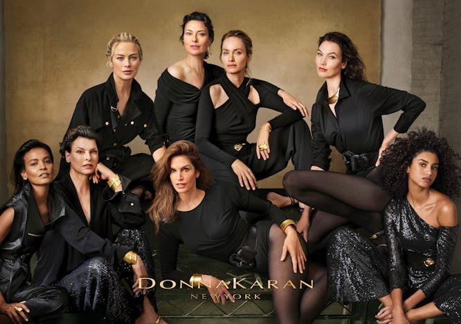 group shot of models wearing all-black clothing