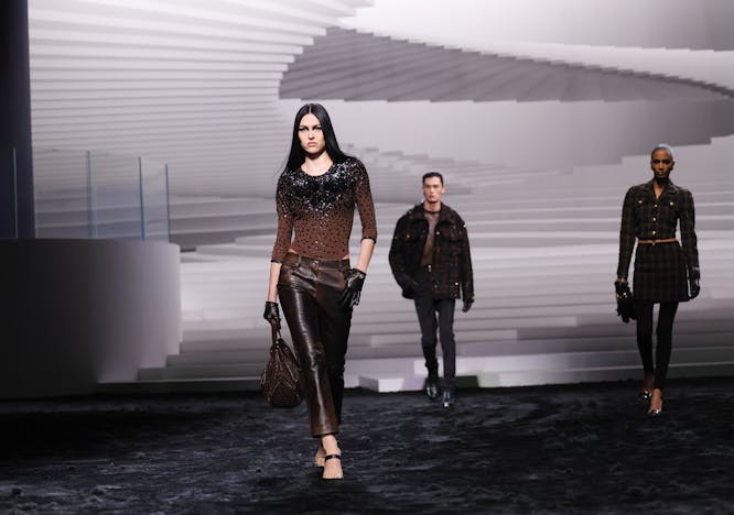 Versace Fall/Winter 2024 Collection. Photo courtesy of Getty Images.
