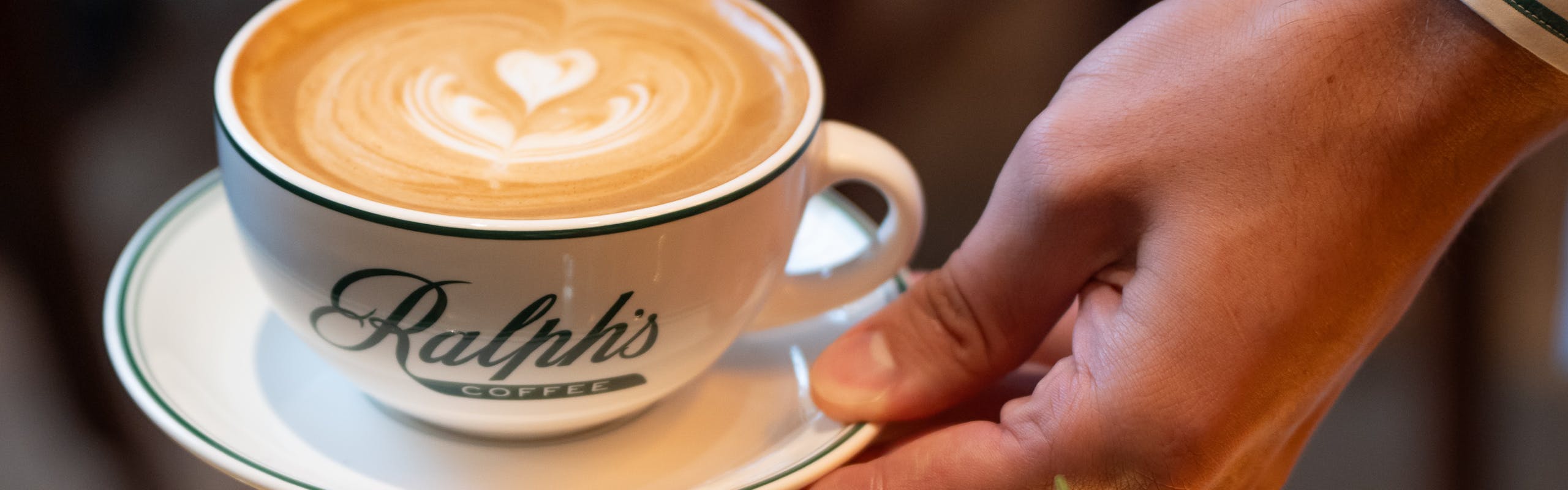 paris coffee shops: Ralphs Coffee Paris latte flowers