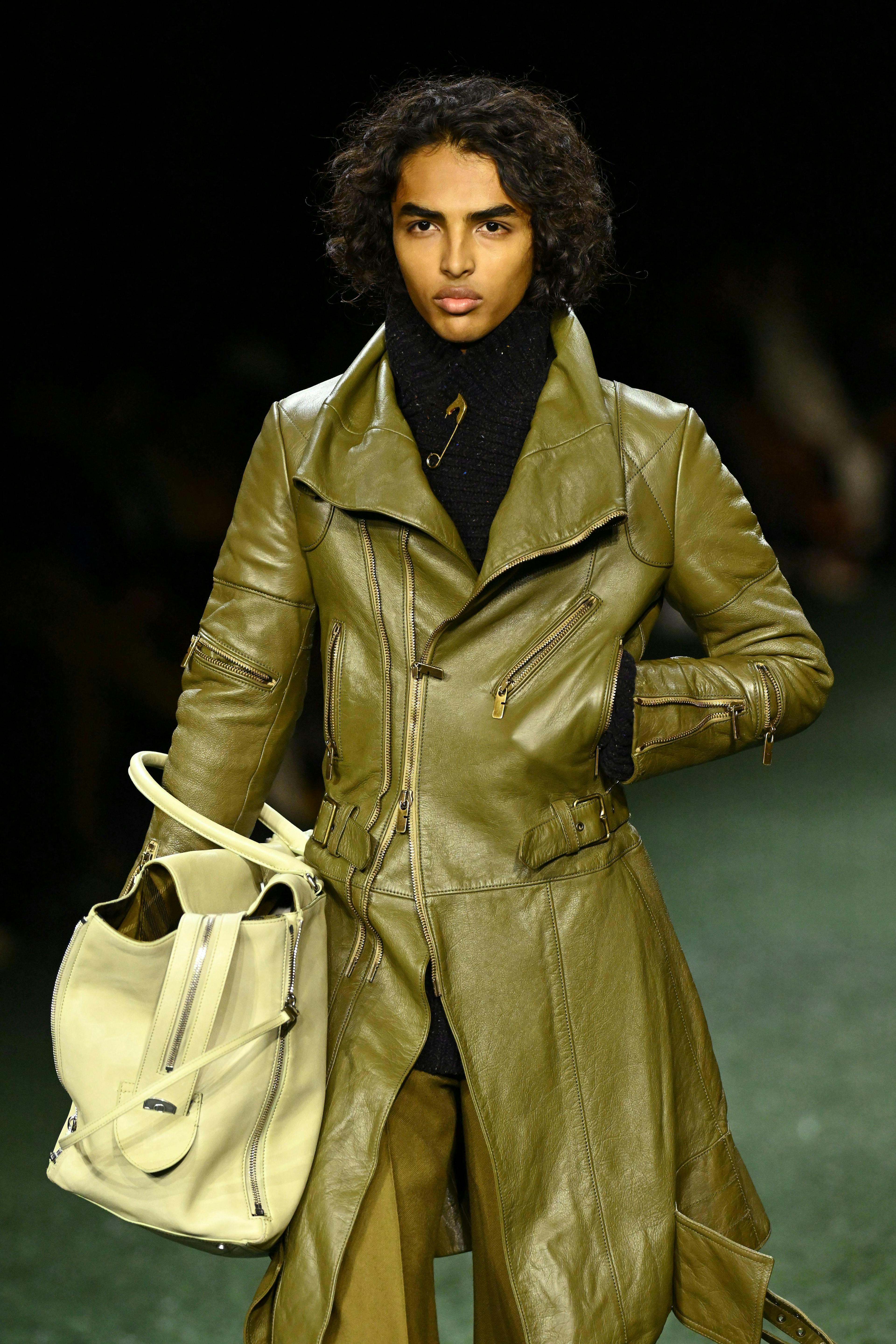Burberry Fall/Winter 2024 Color Trends, Olive Green