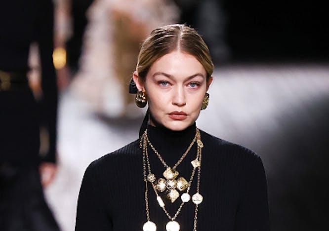 paris accessories adult female person woman handbag long sleeve necklace pendant fashion