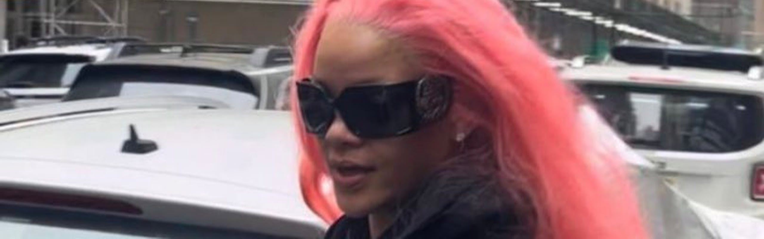 rihanna pink hair 2024 met gala